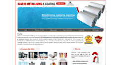 Desktop Screenshot of kaverimetallising.com